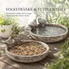 2x Vogeltränke Vogel Bad Tränke Futterstelle Futterschale Produktbild-Vorschau 1