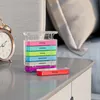 WELLGRO Tablettenbox für 7 Tage - Mit 4 Fächern pro Tag, Produktbild-Vorschau 5