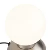 Stolná lampa LED - biela - niklové farby - sklo - 4-cestný Náhľad obrázku produktu 2