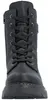 Das Bild zeigt einen schwarzen Stiefel mit einer Schnürung und einer robusten Sohle. Der Stiefel ist von der linken Seite aus betrachtet zu sehen. Produktbild-Vorschau