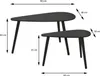 H&S Decoration | Beistelltisch Set - 2 Stück - Schwarz - Produktbild-Vorschau 5