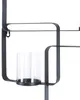 BELIANI Wandkerzenhalter Schwarz Metall 65 cm Geometrisch Produktbild-Vorschau 6