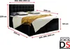 Boxspringbett COLORADO 180x200 cm Inari 100 Schwarz Produktbild-Vorschau 7