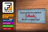 Holzschild Spruch 27x10cm gestern war hier noch aufgeräumt Produktbild-Vorschau 3