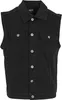 Urban Classics Denim Vest, Größe: Xxl; Farbe: Black/Raw Produktbild-Vorschau 2