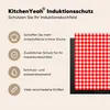 KitchenYeah© Herdabdeckplatte Rot - Rustikal - Muster , Produktbild-Vorschau 6