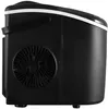 Side view of a black ice maker. Náhled obrázku produktu