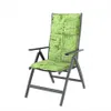 A single chair with a green patterned cushion, shown against a white background. Náhled obrázku produktu