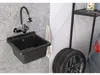 Granitan | Lavello da lavoro - ORTA - Nero - 40 x 38 cm - Anteprima dell’immagine prodotto 2