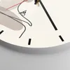 Wanduhr - Rund - Glasuhr - Zeichnung einzeilig Frau - Produktbild-Vorschau 5