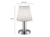 Lampe à poser MATS II argent Trio 599700101 Voir les images du produit 5