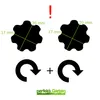 2 X 54,5 CM JOHN DEERE set di lame per tosaerba GX22150 per Anteprima dell’immagine prodotto 3