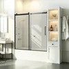 VEVOR Porte coulissante sans cadre en verre pour baignoire Voir les images du produit 1