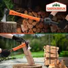 Set sekier TOMS sekera a štiepačka, 2ks, čierna/oranžová Náhľad obrázku produktu 5