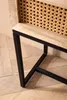 WOHNLING Nachtkonsole Mango Massivholz / Rattan 50x60x30 cm Produktbild-Vorschau 5