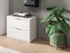 ProjektX meuble à chaussures banc 2 tiroirs blanc brillant. Voir les images du produit 5