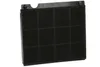 A black activated carbon filter for a cooker hood, shown in a studio shot against a white background. Voir les images du produit