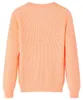 vidaXL Kinderpullover, gebreid, lichtoranje, maat 128 Productafbeelding-voorbeeld 1