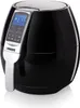A black and silver digital air fryer is shown against a white background. Produktbild-Vorschau