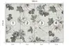 Muralo Selbstklebende Fototapete BLUMEN Blätter Natur Produktbild-Vorschau 2