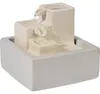 dobar Design Keramik Zimmerbrunnen dreistufig, Weiß, Produktbild-Vorschau 4