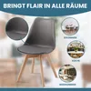 Esszimmerstühle AARHUS, 4-er SET, Grau, buche Produktbild-Vorschau 5