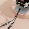 Dudao L13C+ 2in1 USB-C-Adapter – Grau Produktbild-Vorschau 5