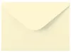 A close-up of a closed, light yellow envelope. Produktbild-Vorschau