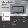 Respekta Kopffreie Schräghaube Numa, Edelstahl, 60 cm Produktbild-Vorschau 5