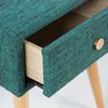 Homestyle4u Nachttisch Nachtschrank Beistelltisch Türkis Produktbild-Vorschau 4