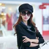Retro Herbst Winter Frauen Mädchen Kunstwolle einfarbige Produktbild-Vorschau 4
