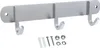Intirilife appendiabiti in acciaio inox modello D - 3 ganci Anteprima dell’immagine prodotto 1