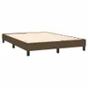 The Living Store Sommier tapissier brun foncé 140x190 cm Voir les images du produit 3