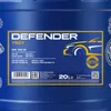 A close-up of a blue container with a label for Mannol Defender 7507 engine oil. Produktbild-Vorschau