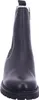 A front view of a black leather boot. Produktbild-Vorschau