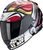 Scorpion Exo-491 Pirate Helm, schwarz/weiß/rot, XL (61/62) Produktbild-Vorschau 1