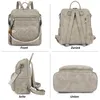 Cityrucksack Damen Rucksack Wasserdicht Anti-Diebstahl Produktbild-Vorschau 9