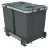 Cestino ECOFIL 18+8+8L con coperchio; completamente Anteprima dell’immagine prodotto 1