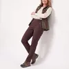 Schlupfhose Damen Freizeithose mit leichtem Innenfleece 36 Produktbild-Vorschau 6