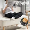 HOMCOM Sofa 2 Sitzer modern Couch ohne Armlehne Polstersofa Produktbild-Vorschau 7