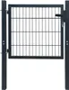 vidaXL 2D Gartentor (Einzeln) Anthrazitgrau 100x80 cm Produktbild-Vorschau 6