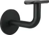Sellon24® Edelstahl Handlaufhalter Schwarz RAL 9005 Produktbild-Vorschau 1