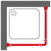Sealskin Winkel-Duschvorhangstange Aluminium 90 x 90 cm, Produktbild-Vorschau 7
