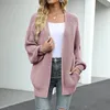 ASKSA Damen Cardigan Strickjacke Offene Front Produktbild-Vorschau 3