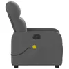 Design Massagesessel Dunkelgrau Stoff, Klassische Sessel Produktbild-Vorschau 7
