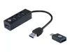 Conceptronic HUBBIES 4-Port-USB 3.0-Hub und OTG-Adapter für Produktbild-Vorschau 1