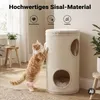 Fudajo Forest Kratztonne weiß-cremefarben Höhe 61 cm Ø 35 Produktbild-Vorschau 5