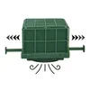 Nass Steckschaum Eckig 11x11x8cm mit Saugnapf für Auto 1 Produktbild-Vorschau 3