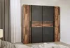 Kleiderschrank "Kaleb I" Old Wood Vintage / Betonoptik Produktbild-Vorschau 1