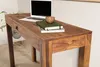 WOHNLING Biurko 118x40x76 cm z litego drewna sheesham, Podgląd zdjęcia produktu 4